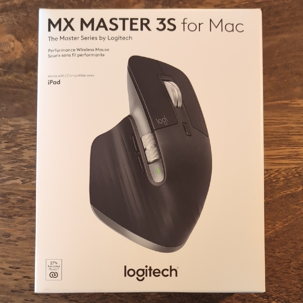 Logitech MX Master 3S Wireless Mouse for Mac - Black